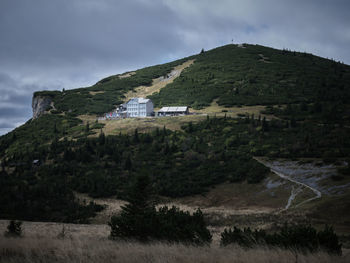 Ottohaus in the raxalpe mountains in austria