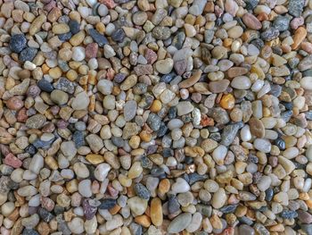 Full frame shot of pebbles