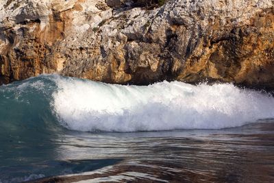 Close-up of sea waves