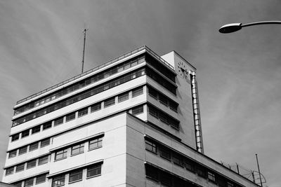 Low angle view of skyscraper