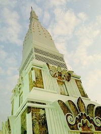 Low angle view of building against sky