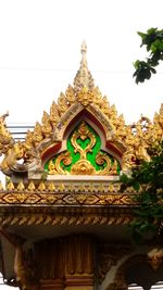 Low angle view of temple