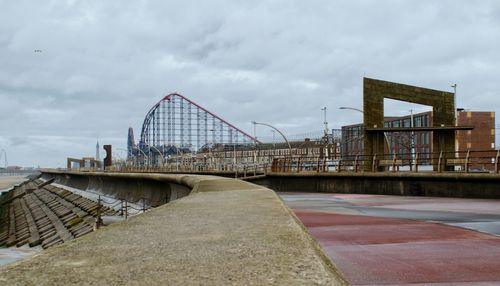 Promenade view of the pleasure beach 