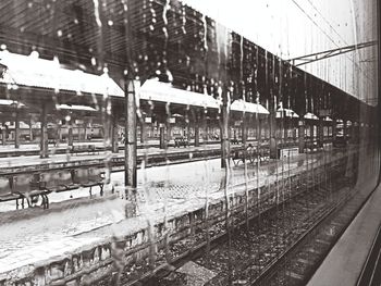 Train on railroad track