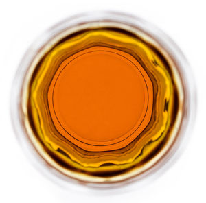 Close-up of yellow object over white background