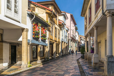 Street amidst buildings in city