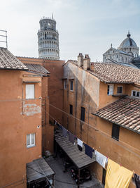 Buildings in town. pisa, italy.