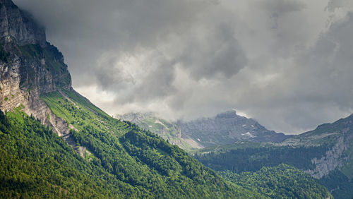 Panoramic view of landscape against sky