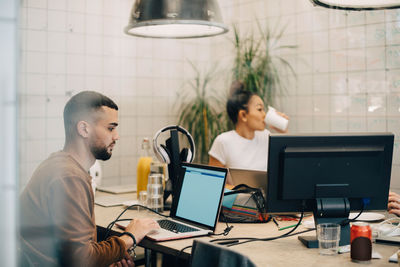 Men working on table