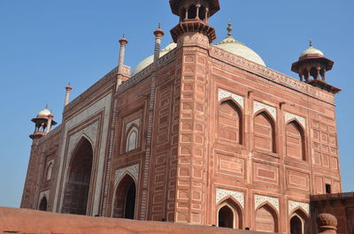 Low angle view of historical building