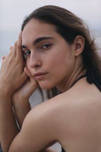 Portrait of beautiful woman