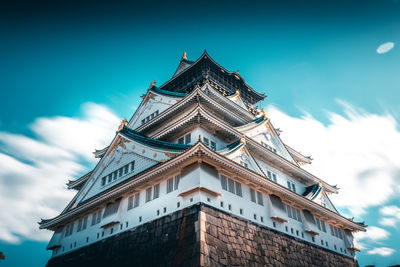 Low angle view of building against sky