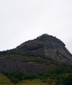 Low angle view of great wall of china