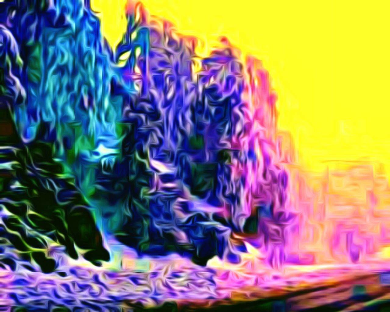 ABSTRACT IMAGE OF MULTI COLORED BACKGROUND