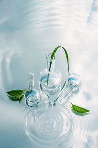 Natural organic, scientific extraction in glassware, herb alternative medicine