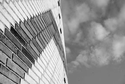 Low angle view of building against sky