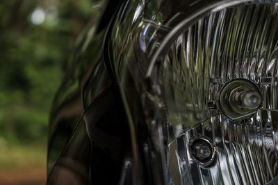 Close-up of vintage car