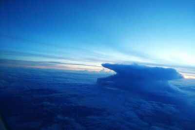 Aerial view of sea