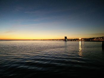 View of city at waterfront