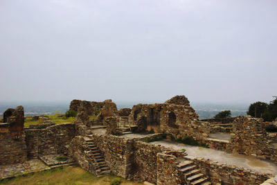 Old ruins against sky