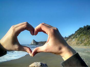 Close-up of heart shape on wall