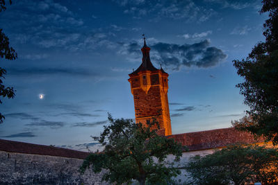 Low angle view of building against sky