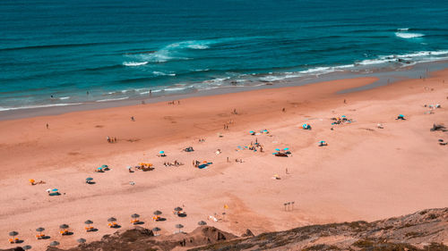 Scenic view of beach