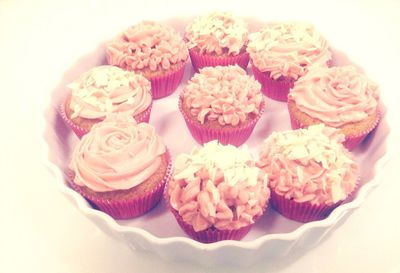 Close-up of pastry on table