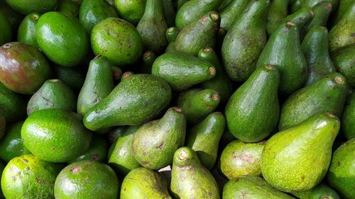 Full frame shot of fruits for sale in market