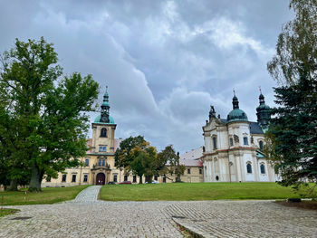 View of historic building against sky