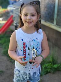 Portrait of a smiling girl