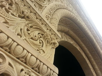 Low angle view of historical building