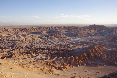 Aerial view of landscape against sky