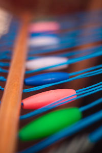 Close-up of multi colored pencils