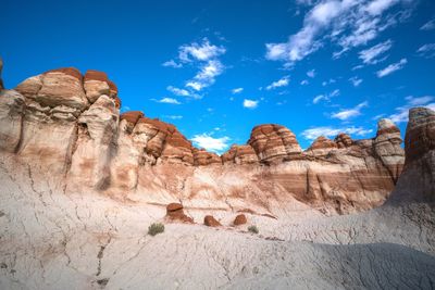 Rock formations in a desert