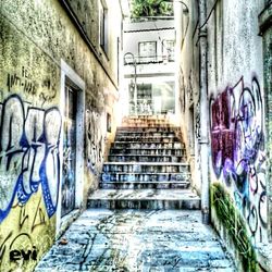 Graffiti on wall