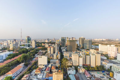 Aerial view of cityscape