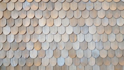 Full frame shot of roof tiles