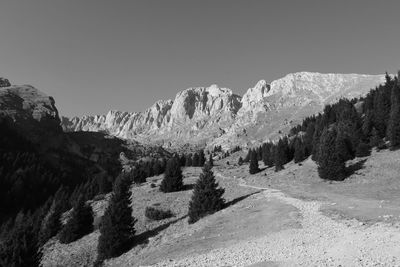 Scenic view of mountains