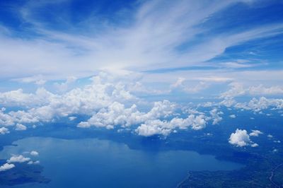 Aerial view of landscape