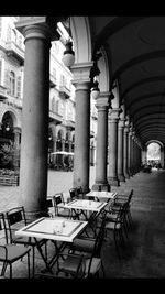 Interior of building