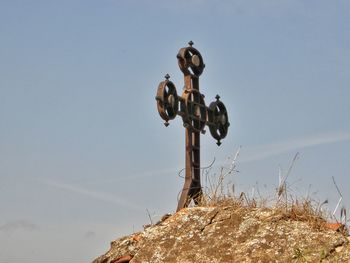 Low angle view of tree against sky