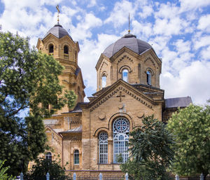 Low angle view of church