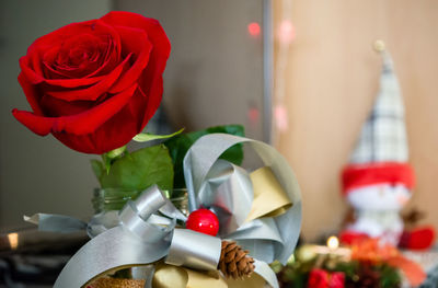 Close-up of red roses