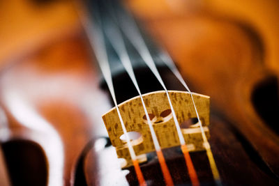 Close-up of guitar