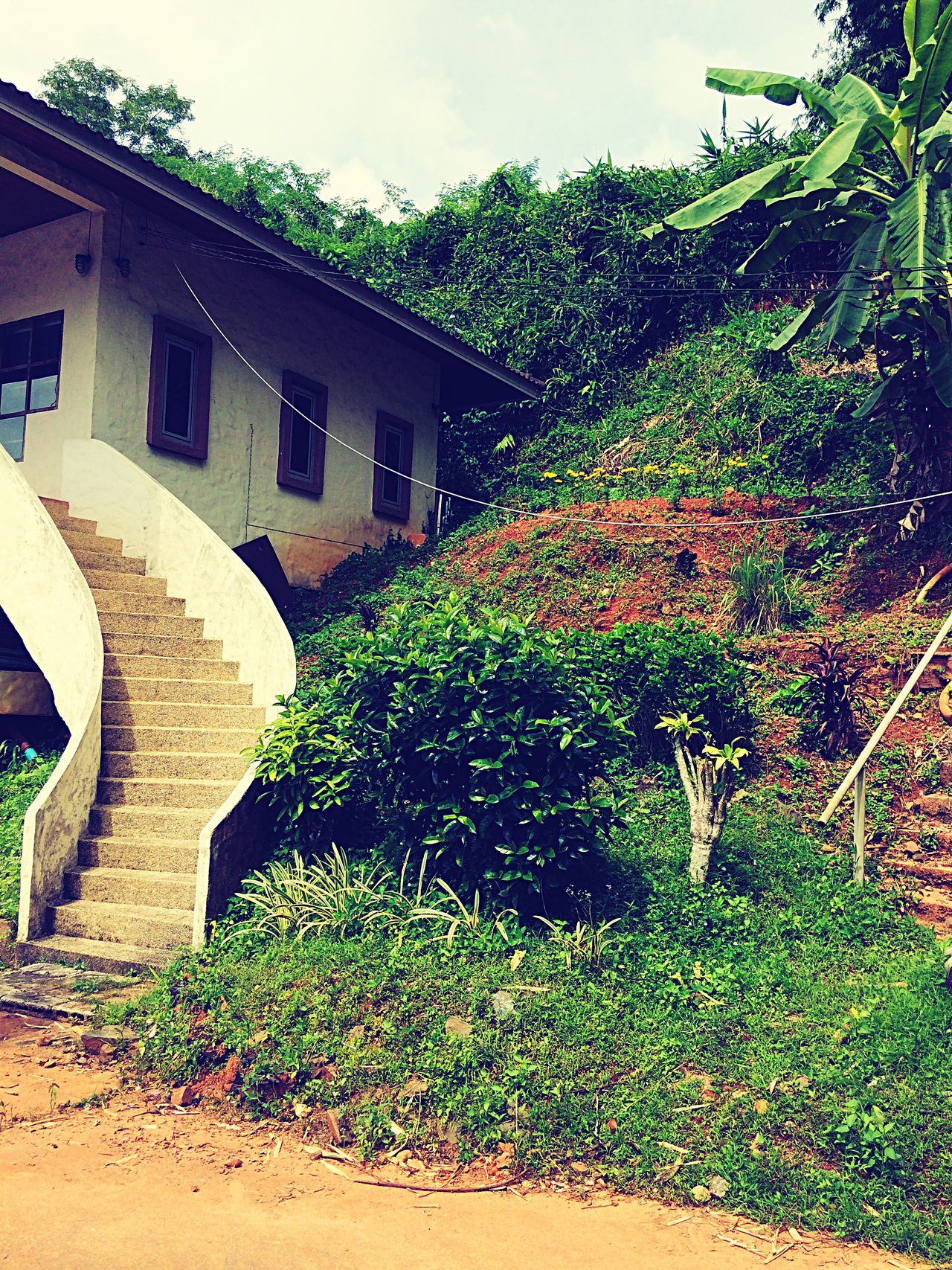 Vintage home on city of Thailand