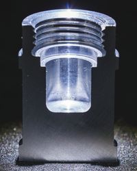 Close-up of illuminated light bulb