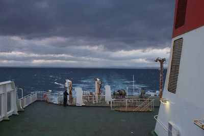 Panoramic view of sea against sky