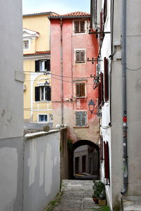 View of residential buildings