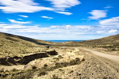 Scenic view of landscape against sky